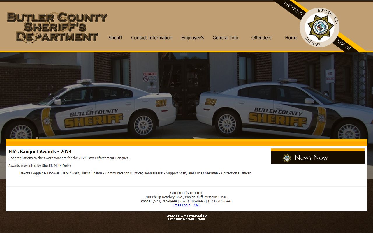 Butler County recent arrests sheriff website