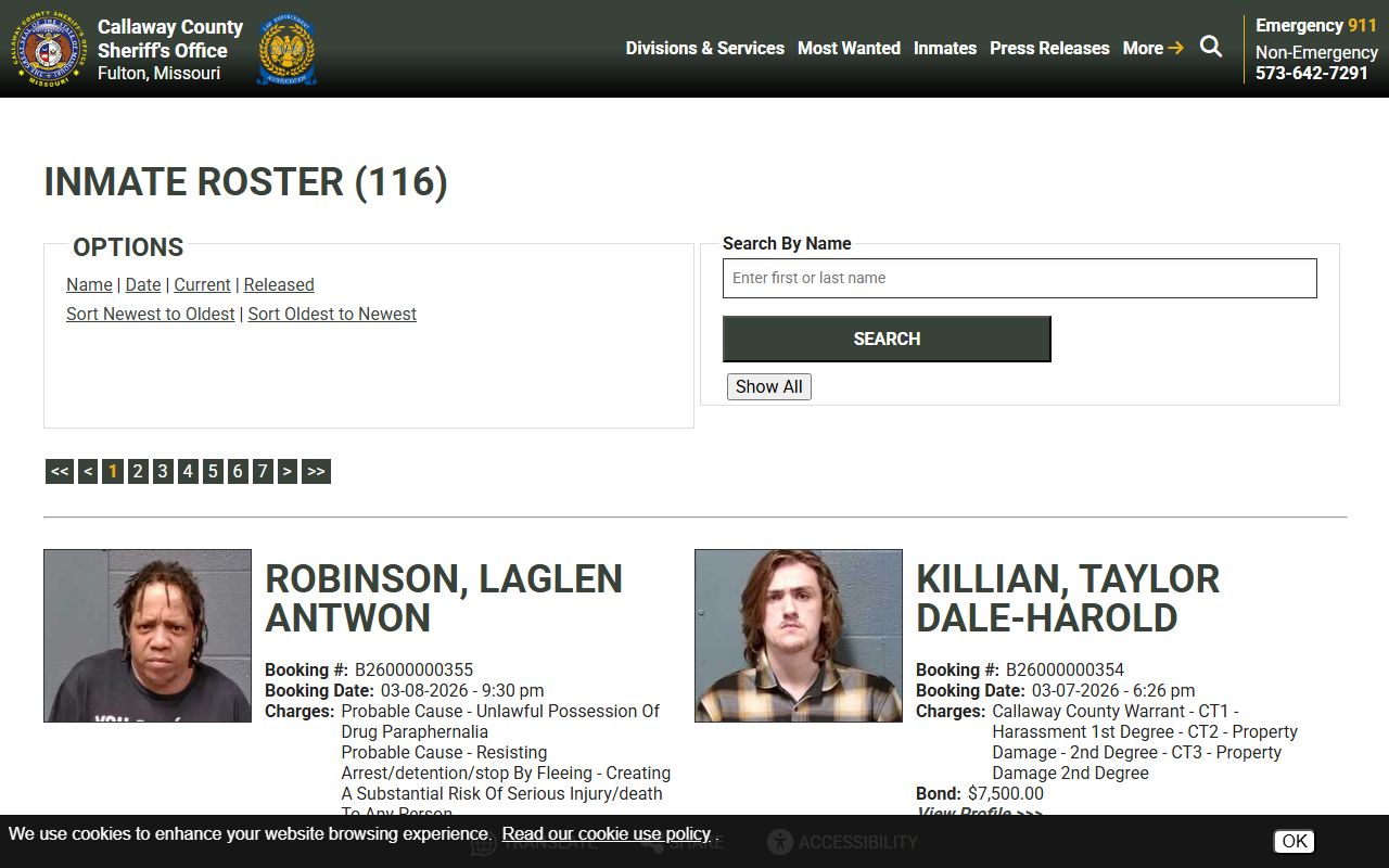 Clark County recent arrests inmate search portal