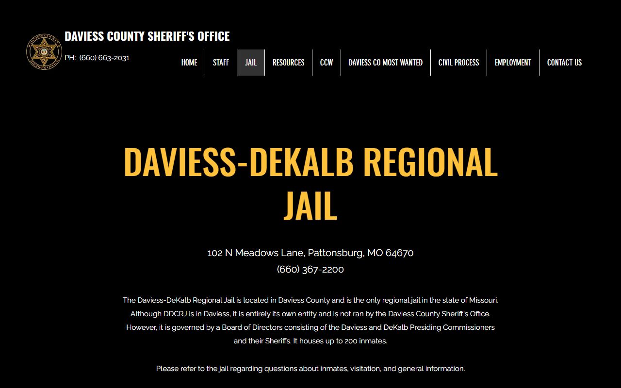 Livingston County Missouri recent arrests at regional jail