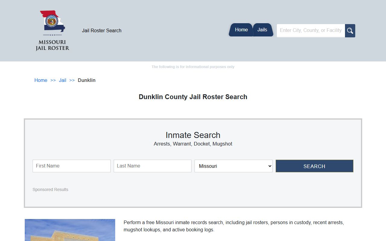 Dunklin County recent arrests roster search