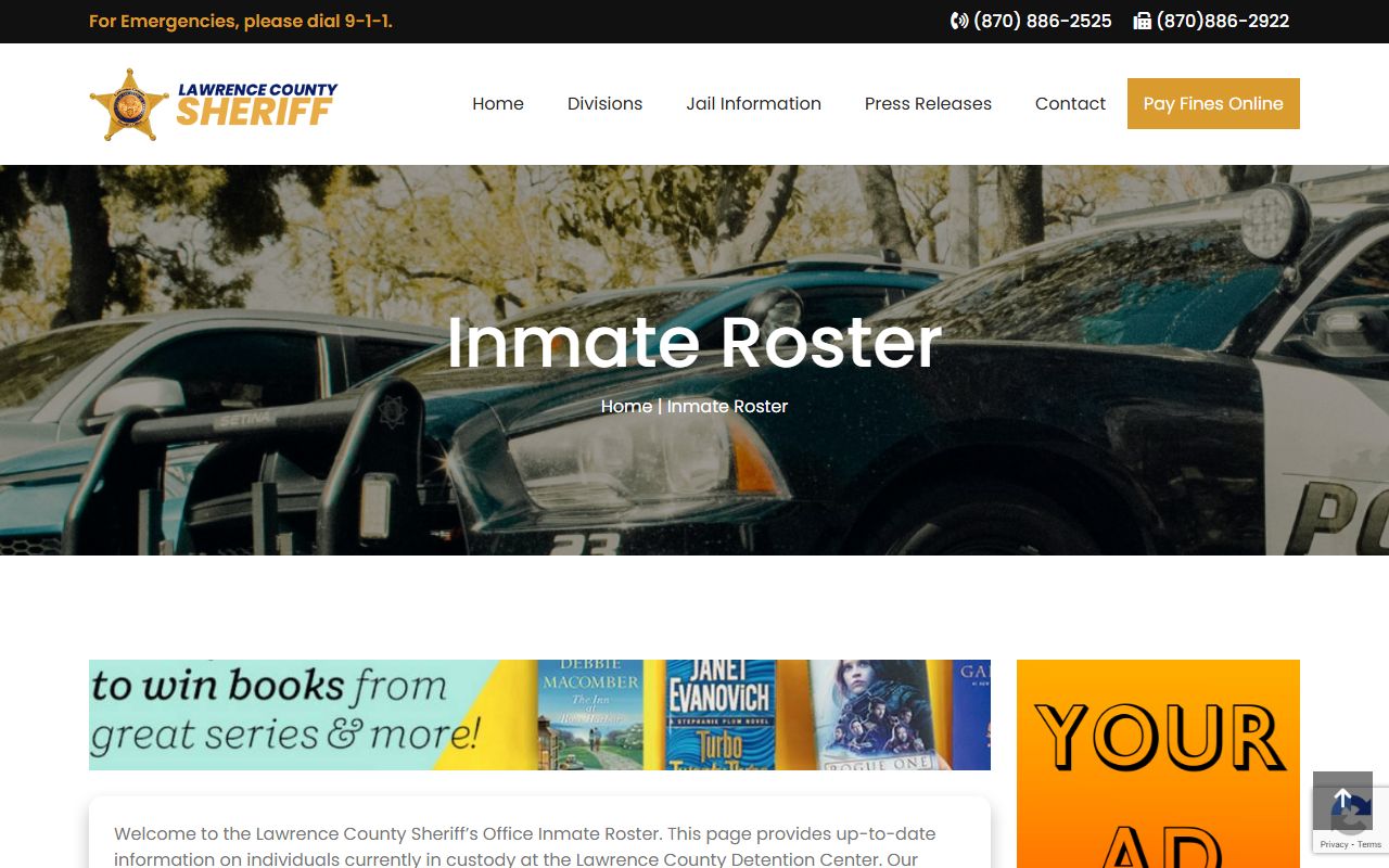 Lawrence County Missouri recent arrests inmate roster