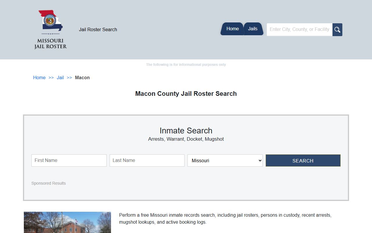 Macon County Missouri recent arrests roster search