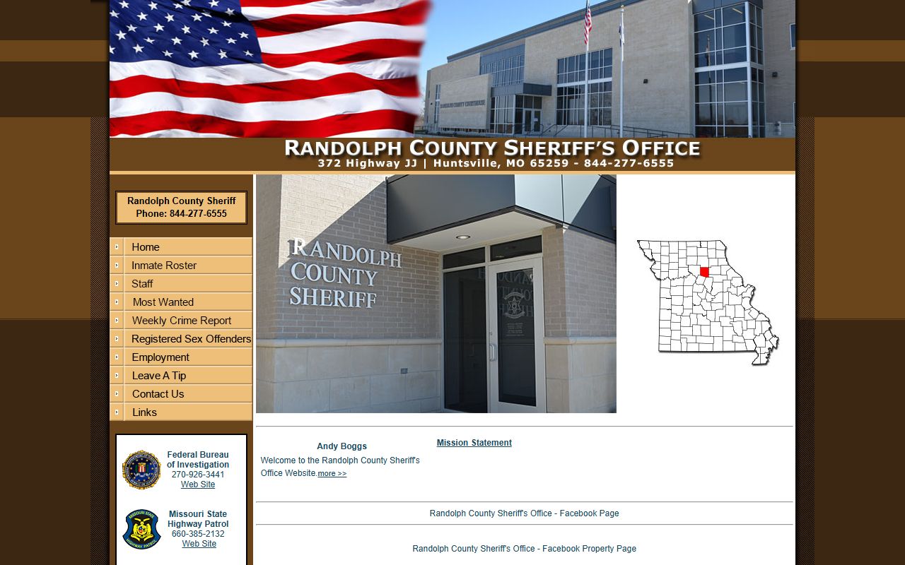 Randolph County recent arrests sheriff website